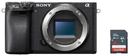 Sony SONY A6400 Cuerpo Negro + tarjeta SD de 16GB