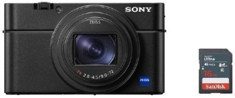 Sony SONY RX100 VI Negro + tarjeta SD de 16GB