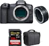 Canon EOS R5 + EF-EOS R + SanDisk 128GB Extreme PRO UHS-