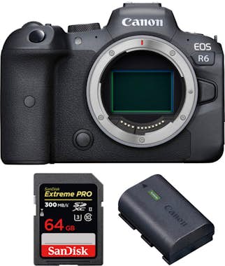 Canon EOS R6 Cuerpo + SanDisk 64GB Extreme PRO UHS-II SD