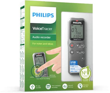 Philips Philips 1000 series DVT1110 Memoria interna Gris