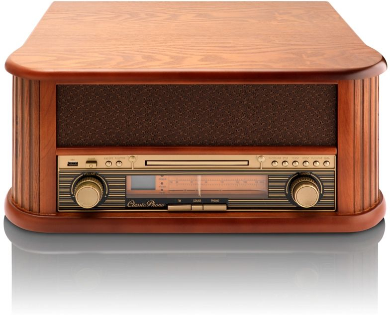 Classic Phono Tcd2550 tocadiscos vintage discos de vinilo retro radio cassettes con reproductor cdlpcasete 3345 lenco por correa