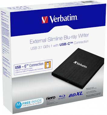Verbatim Verbatim 43889 unidad de disco óptico Negro Blu-Ra