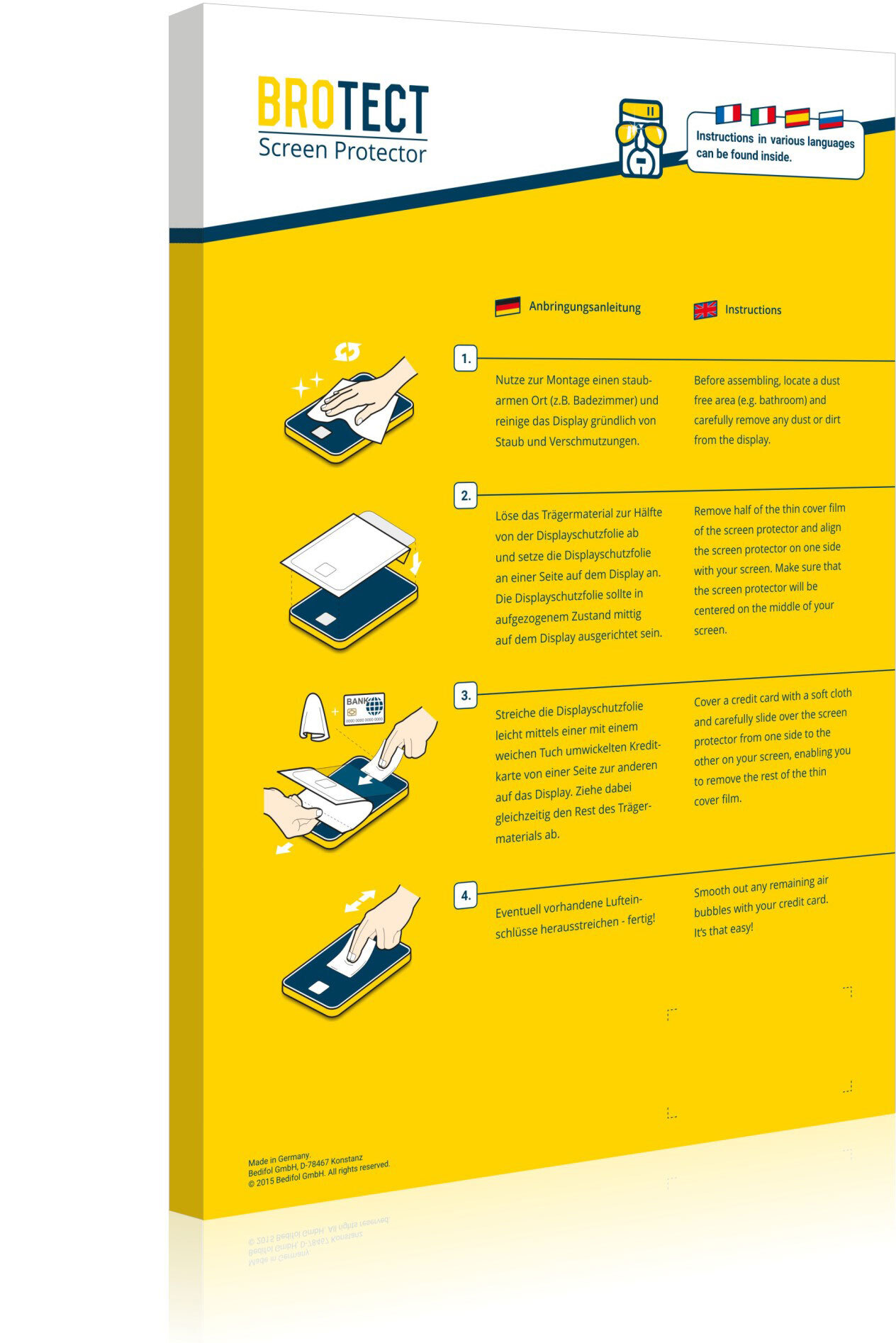 Brotect BROTECT Protector Pantalla Cristal compatible con