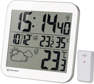 Bresser Reloj meteorologico BRESSER MyTime LCD - blanco