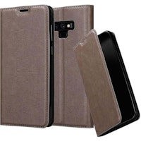 Funda Libro Para Samsung Galaxy Note 9 En Marron Cafe - Cubierta Proteccion Con Cierre Magnetico, Tarjetero Y Funcion De Suporte - Etui Case Cover Carcasa