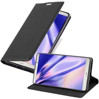 Funda Libro Para Huawei Mate 8 En Negro Antracita - Cubierta Proteccion Con Cierre Magnetico, Tarjetero Y Funcion De Suporte - Etui Case Cover Carcasa