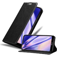 Funda Libro Para Huawei Y5 2019 En Negro Antracita - Cubierta Proteccion Con Cierre Magnetico, Tarjetero Y Funcion De Suporte - Etui Case Cover Carcasa