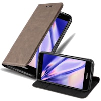 Funda Libro para Huawei NOVA en MARRoN CAFe - Cubierta Proteccion con Cierre Magnetico, Tarjetero y Funcion de Suporte - Etui Case Cover Carcasa