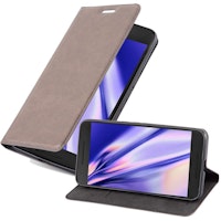 Funda Libro para Huawei NEXUS 6P en MARRoN CAFe - Cubierta Proteccion con Cierre Magnetico, Tarjetero y Funcion de Suporte - Etui Case Cover Carcasa