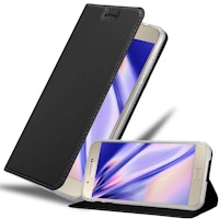 Funda Libro Para Samsung Galaxy A8 2015 En Classy Negro - Cubierta Proteccion Con Cierre Magnetico, Tarjetero Y Funcion De Suporte - Etui Case Cover Carcasa
