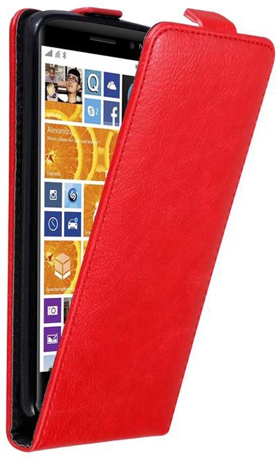 Cadorabo Funda para Nokia Lumia 830 in ROJO MANZANA - Cubie