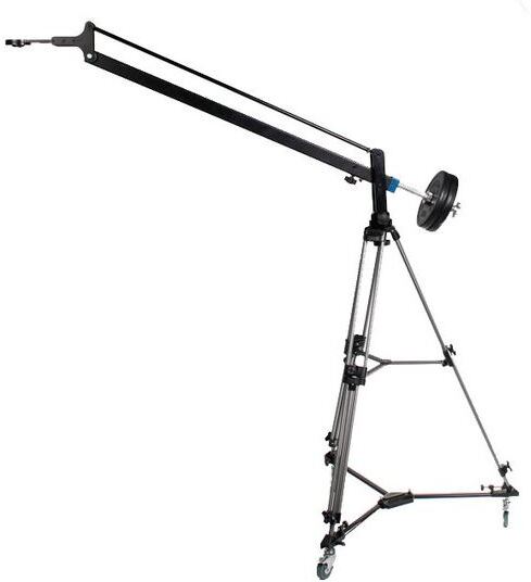 Bresser Grua de video con tripode sobre ruedas BR-CR1 BRES