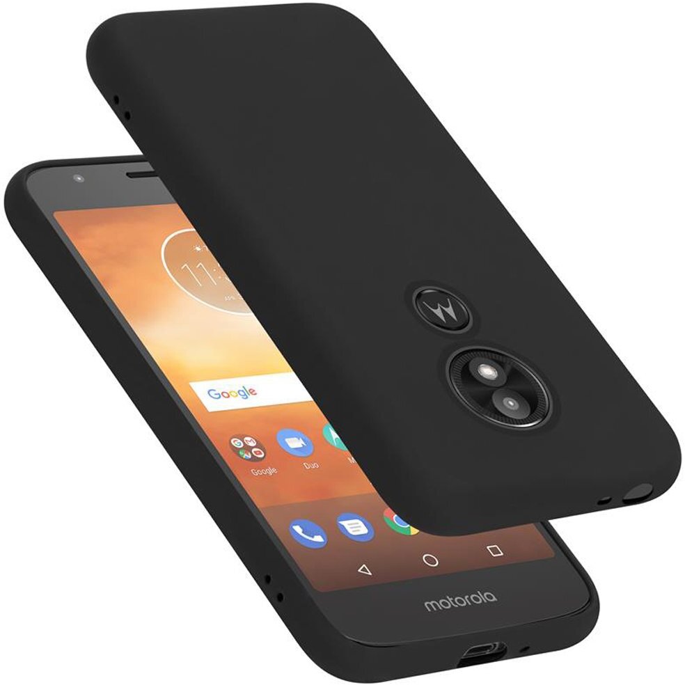Cadorabo Funda para Motorola MOTO E5 PLAY GO en LIQUID NEGR