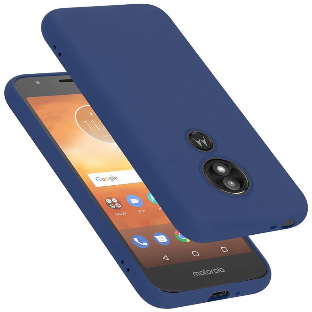 Cadorabo Funda para Motorola MOTO E5 PLAY GO en LIQUID AZUL