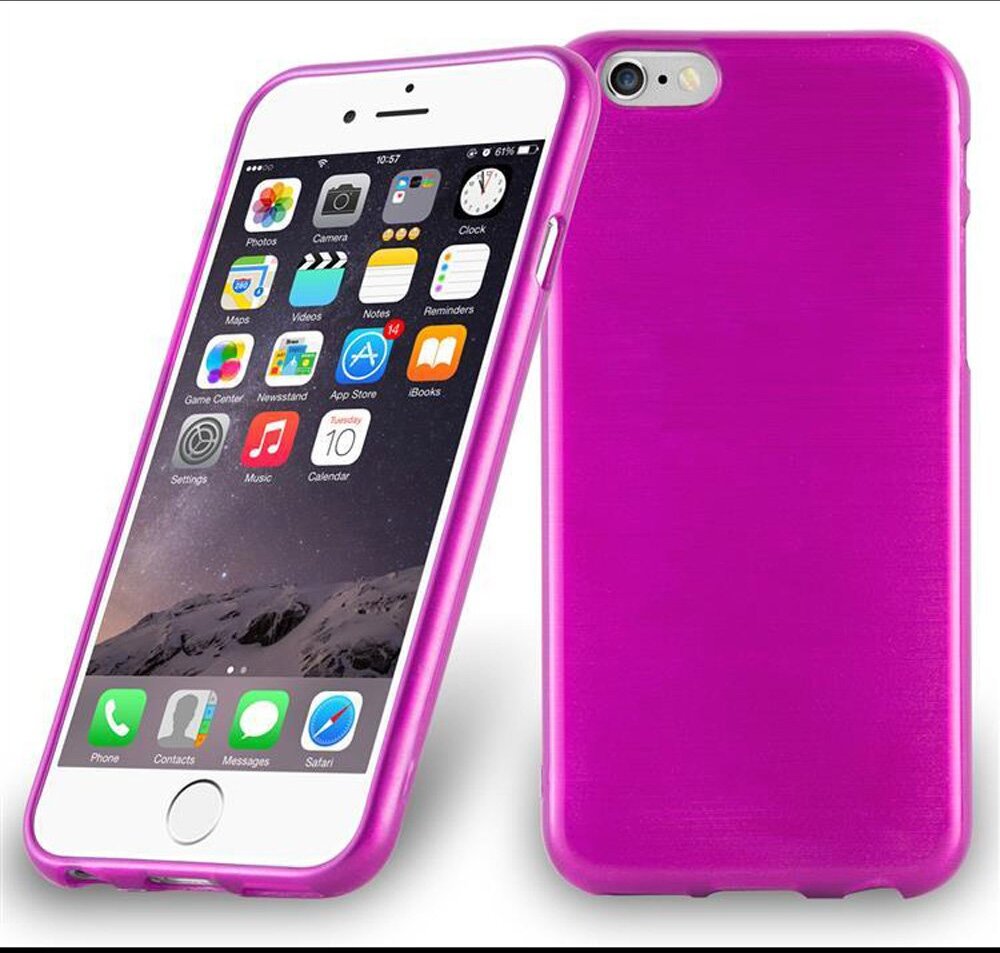 Cadorabo Funda para Apple iPhone 6 / iPhone 6S en FUCSIA -