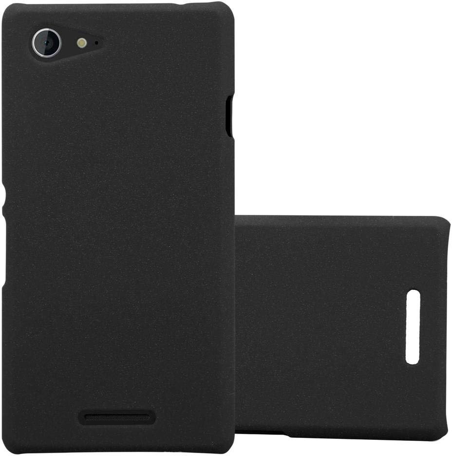 Compra Cadorabo Funda para Xperia E3 en FROSTY NEGRO - Cubierta Proteccion Plastico Duro Super Delgada e Inflexible con Antichoque - Case Cover Carcasa Protectora Ligera | Phone House