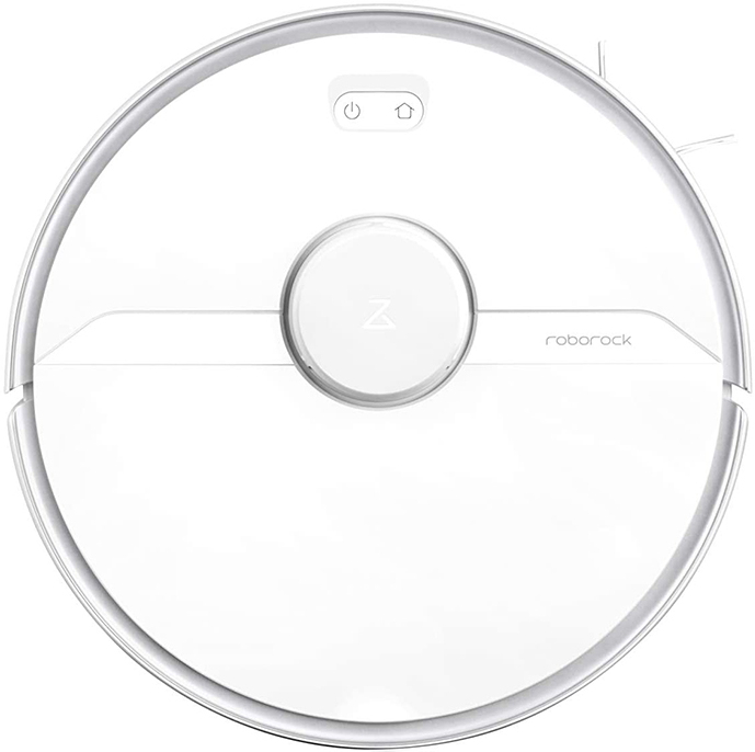 Xiaomi Roborock S6 Pure aspirateur Robot con navegacion Lidar, Limpieza selectiva de la habitacion y Tanque de Agua Ajustable de 180 ml