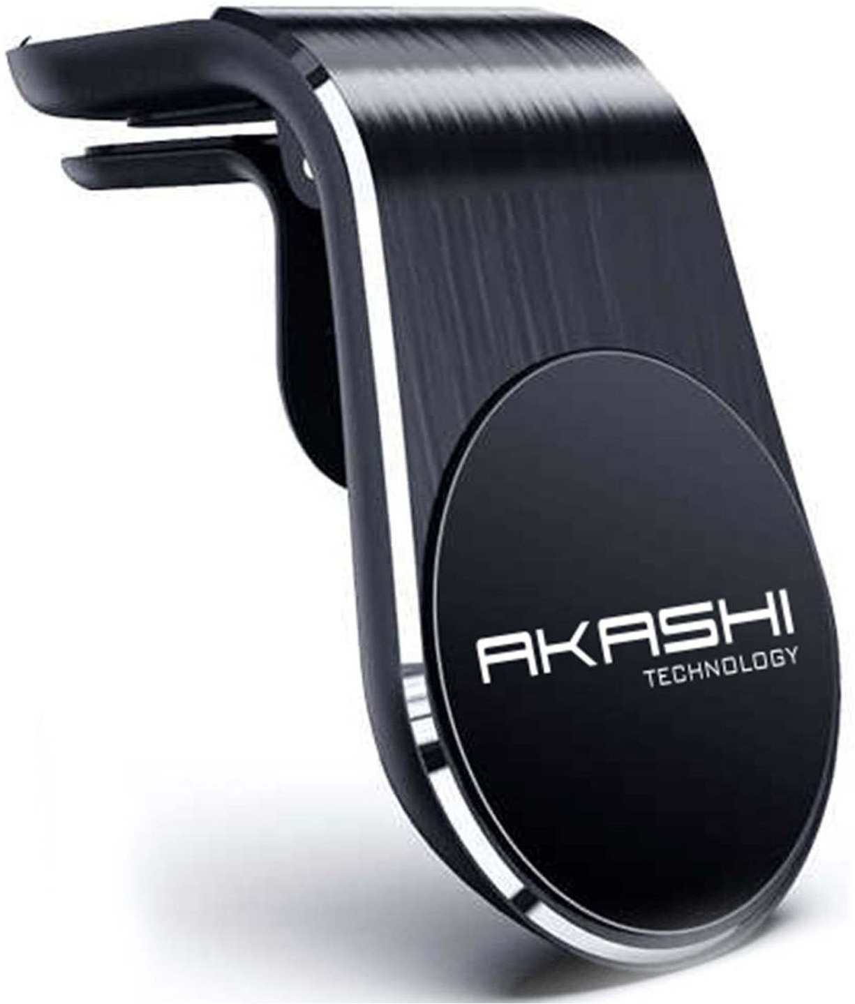 Akashi Altmagalcar Negro soporte de coche rejilla ventilación imantado 360º smartphone para