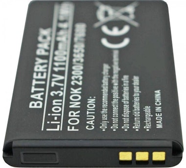 Batería Nokia BL-5C, BL-5CA - N-Gage, C2-00, E60, N72, N91 - 1100mAh