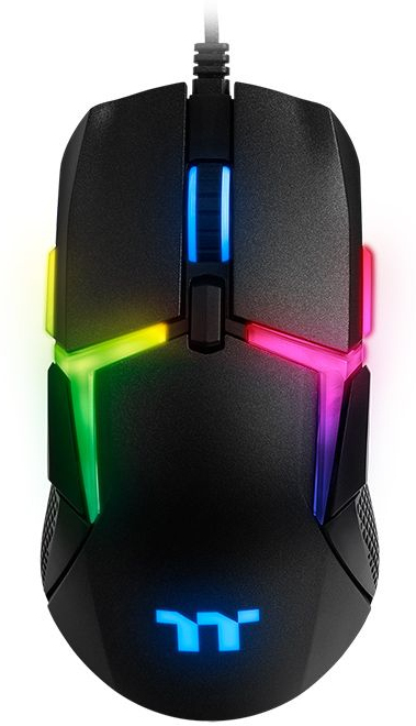 Raton Thermaltake Level 20 rgb gaming gmolvtwdoobk01 mouse optico usba 16000 dpi ambidiestro