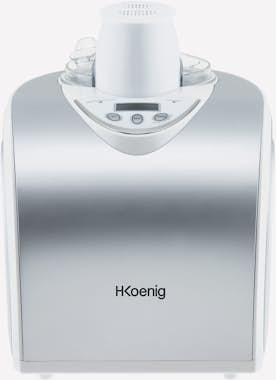 H.koenig Hf180 Para hacer caseros y sorbetes profesionales heladera compresor 135 w 1 litro preparación 30 mins pantalla lcd conservación en acero inoxidable de 135w 15 1l