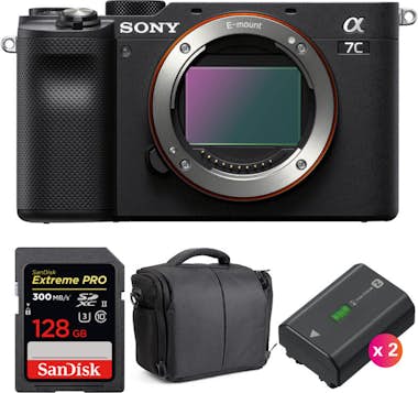 Sony Alpha a7C Cuerpo Negro + SanDisk 128GB Extreme PRO