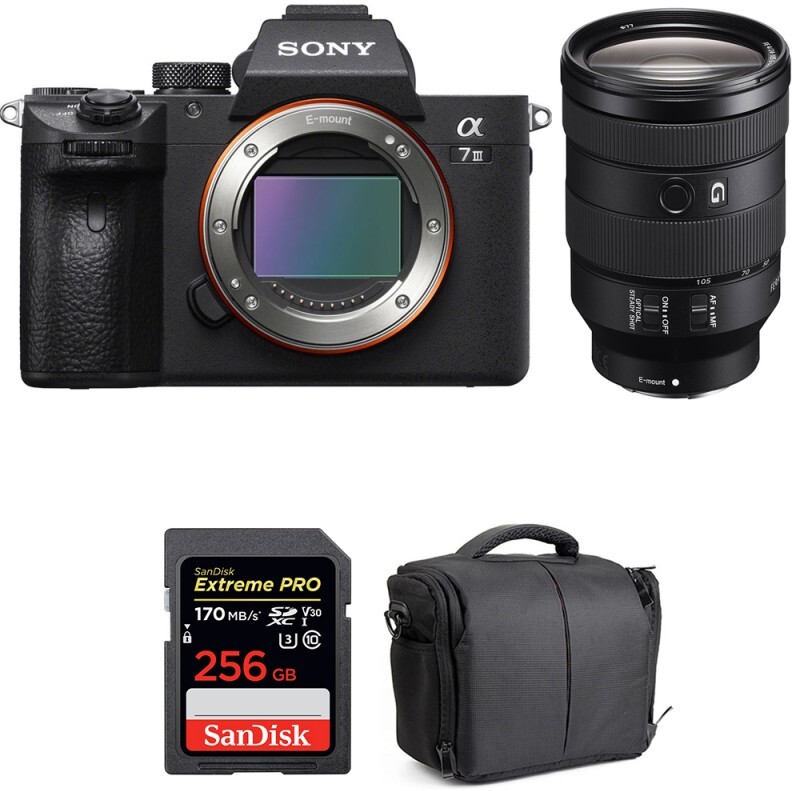 Sony Alpha 7 III + FE 24-105 mm f/4 G OSS + SanDisk 256