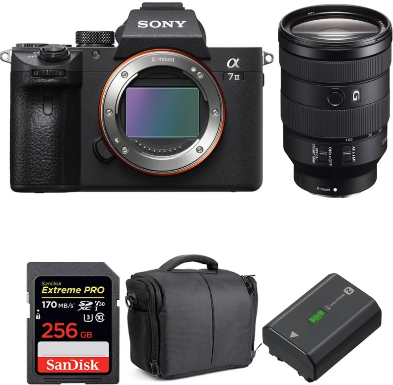 Sony Alpha 7 III + FE 24-105 mm f/4 G OSS + SanDisk 256