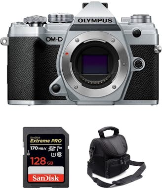 Olympus OM-D E-M5 Mark III Silver Cuerpo + SanDisk 128GB E