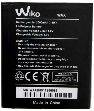 Wiko Bateria Wax (2000mAh)