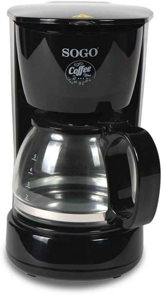 SOGO Cafetera de goteo eléctrica Sogo 0,6L, 650W - De 4