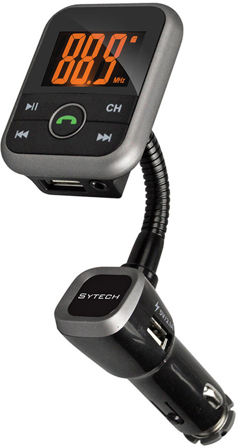 SYTECH Transmisor Bluetooth, Fm MP3 Para Coche, Display L