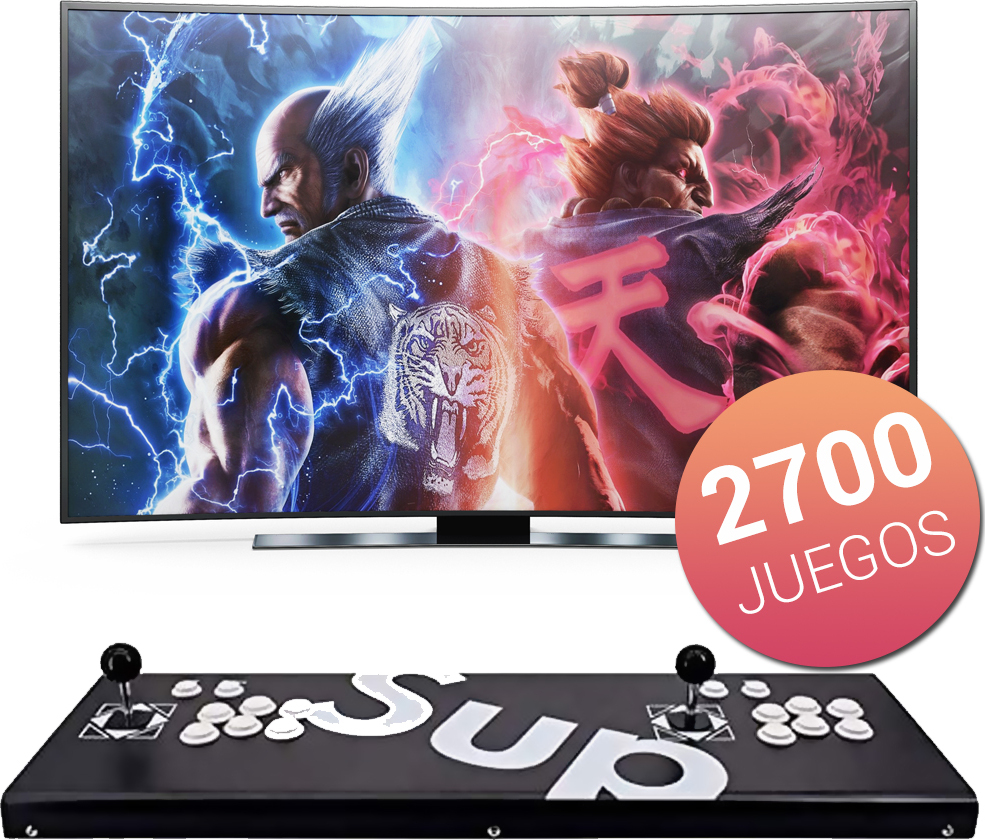 OEM Consola retro Pandora 6 con joysticks para 2 jugad