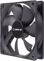 UNYKAch 51800 ventilador de PC Carcasa del ordenador 12 cm Negro