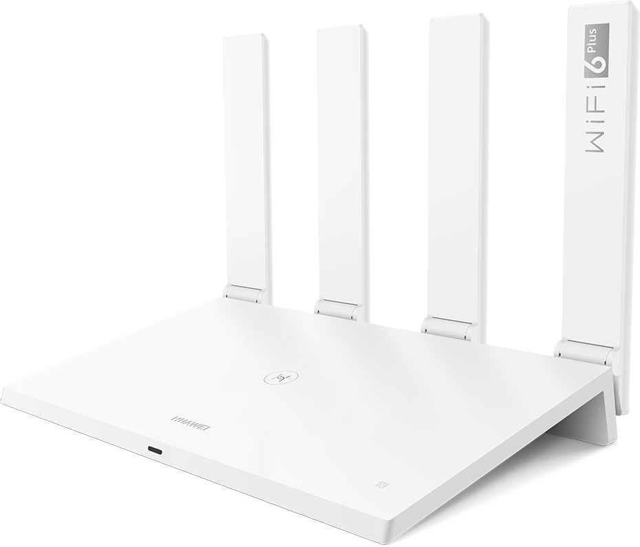 Huawei WiFi AX3 (Quad-core) router inalámbrico Doble banda (2,4 GHz / 5 GHz) Gigabit Ethernet Blanco