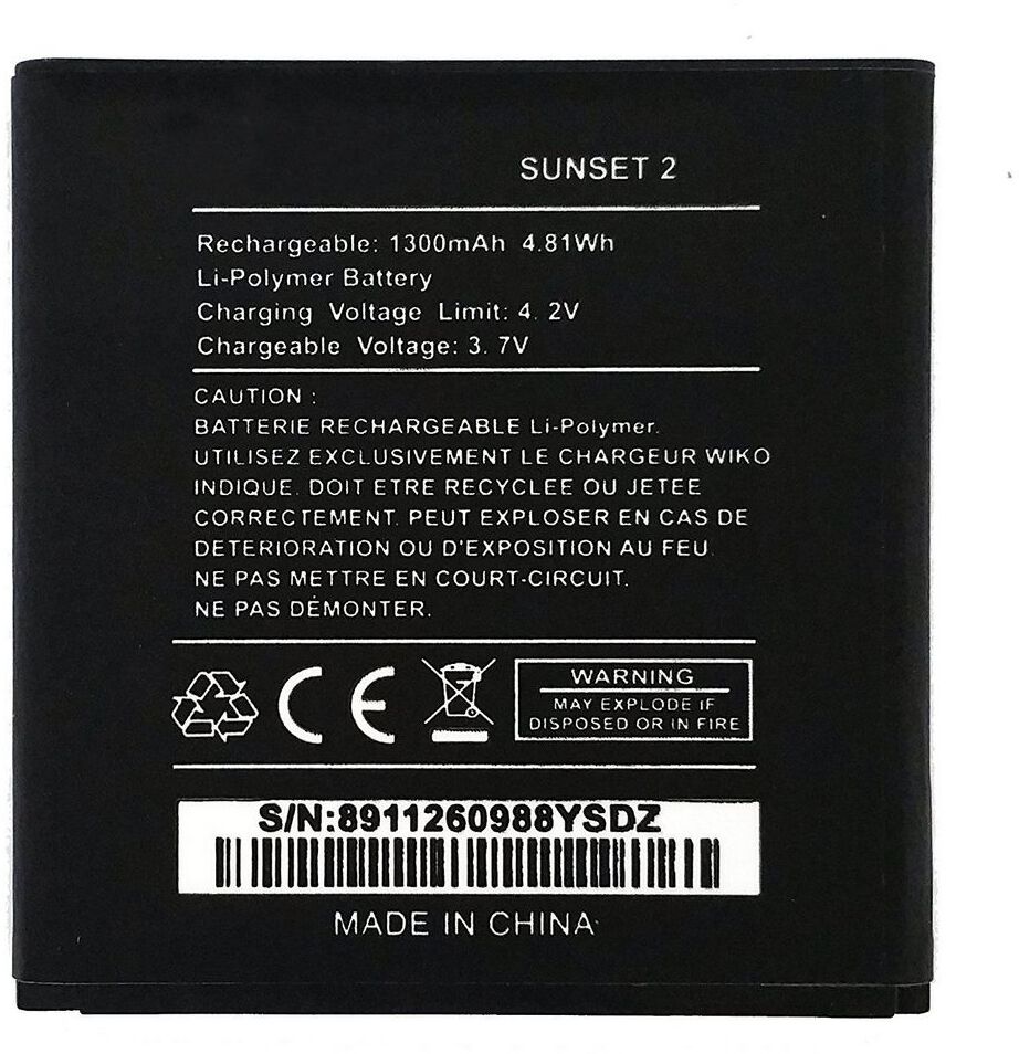 Movitek [movitek®] BATERIA WIKO SUNSET 2 (1450mAh)