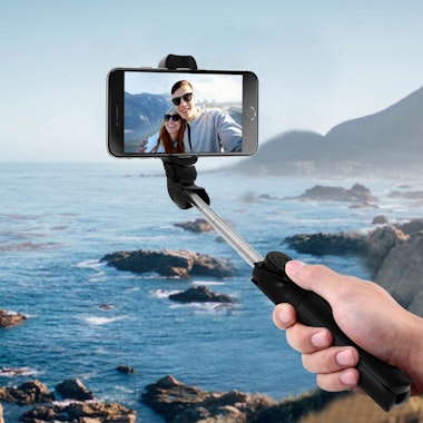 Palo de Selfie para teléfono móvil, soporte para teléfono móvil, monopié  telescópico retráctil, extensible