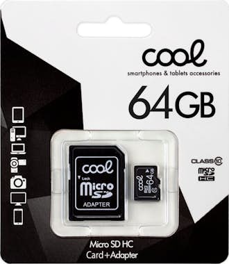 Cool Tarjeta Memoria Micro SD con Adapt. x64 GB COOL (C
