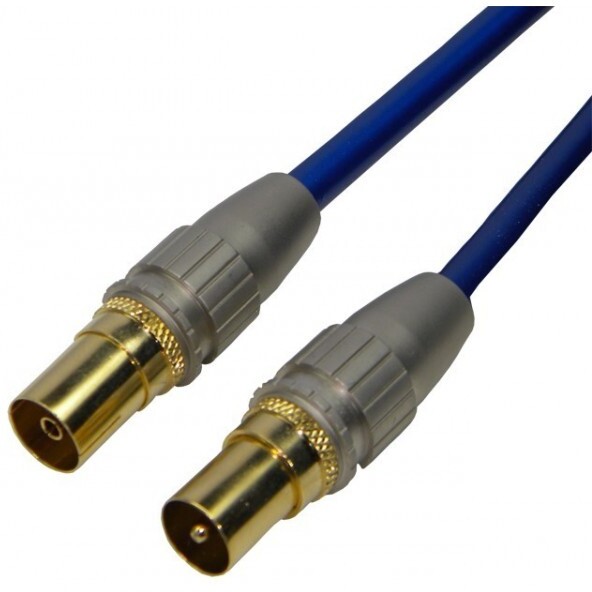 DCU Tecnologic Cable Antena TV Macho-Hembra 2mts Recto HQ