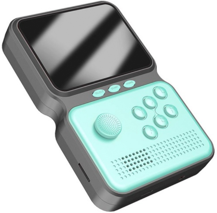 Klack Consola portatil retro 899 juegos turquesa