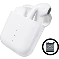 Auriculares Bluetooth Inalambrico 5.0 i100 Blanco mas bolsa ®