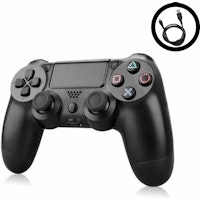 Mando inalambrico compatible con Playstation4 PS4 negro