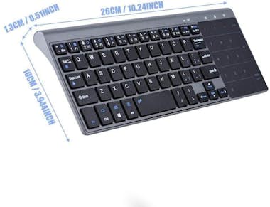 Klack Mini tecladobluetooth portatil touchpad