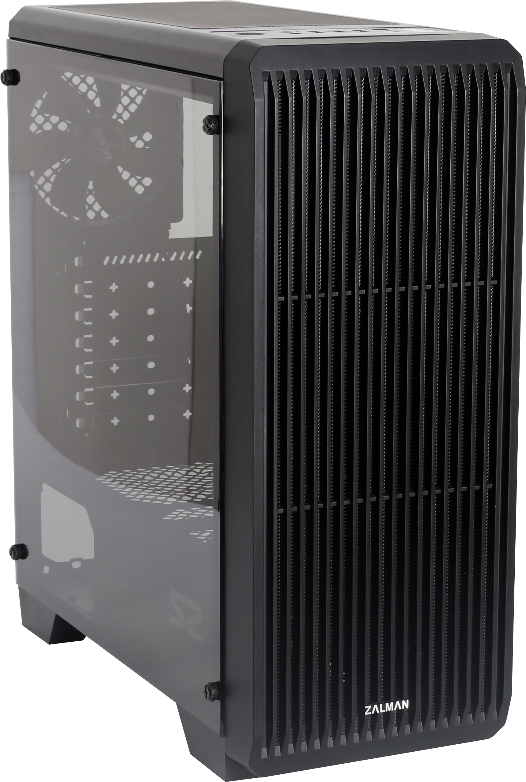 Zalman Zalman S2 Midi Tower Case - Black Window Negro