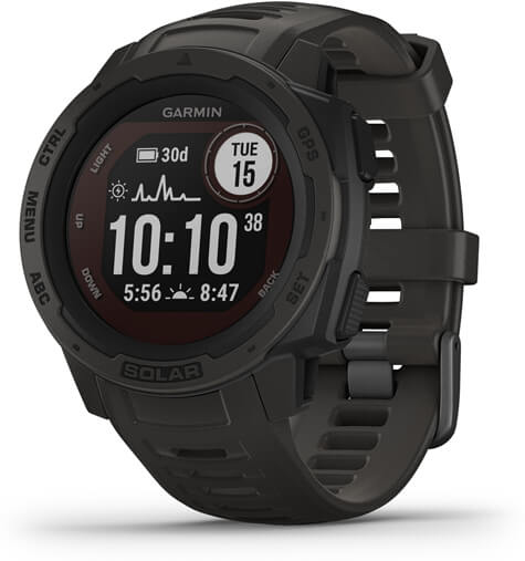 Garmin Instinct Solar MIP Grafito GPS (satélite)