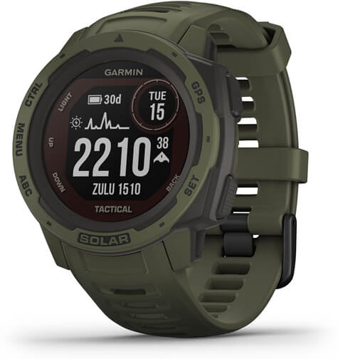 Garmin Instinct Solar Tactical Edition MIP Verde GPS (satélite)