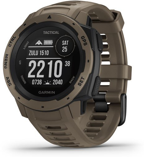 Garmin Instinct Tactical Edition Marrón GPS (satélite)