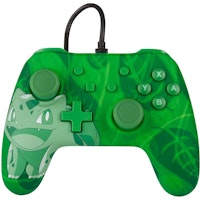PowerA Bulbasaur Overgrow Verde, Multicolor USB Gamepad Analógico/Digital Nintendo Switch