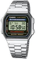 Casio A168WA-1YES reloj Reloj de pulsera Masculino Electrónico Plata